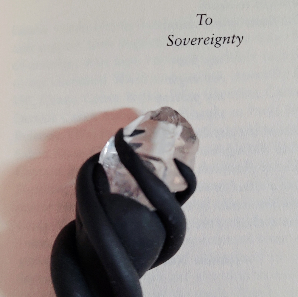 Mystical Bundle: Goddess Book, Amulet Bag, Necklace & Moonstone Sterling Ring! - Picture 4 of 9